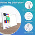 Dry Erase White Board, 12 x 9 Inch Small Magnetic Desktop Whiteboard with Stand, Double Sided, 12 Markers, 4 Magnets, 1