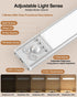 pliow 2000mAh Counter Dimmable Closet 2 Pack LED Under Cabinet Lighting | Motion Sensor Under Lights for Kitchen | USB