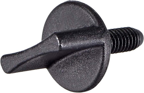 uxcell M4 x 12mm Thumb Screw Bolt, Hand Driven Spade Nylon Plastic Screws for RC Model Aircraft, 5 Pcs