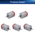 Heyiarbeit 5pcs 3V 16500RPM DC Motor Round Shaft Micro Electric Motor for DIY Electronic Equipment Model