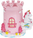 Cute Castle Unicorn Pen Pencil Holder Desk Organizer Office Desktop Stationery Organizer Makeup Brush Holder Cup for Office Bathroom Kitchen Bedroom Home Decor Unicorn Gifts for Girls Women by Newfancy