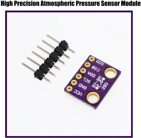 KOOBOOK 5Pcs GY-BMP280-3.3 High Precision Atmospheric Pressure Sensor Module