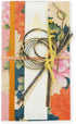 Traditional Japanese Money Envelopes, Peony Decorative Fancy Envelopes for Cash, Wedding Gifts (6 Packs, Bulk Pack)