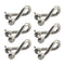 M4 Screw Pin Twist Shackle, Stainless Steel 304 D Ring Anchor Shackle for Rigging Accessories, Material Handling (Pack