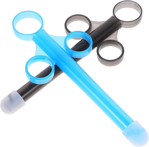 2Pcs 1 16.5X6.8CM Healifty Oil Syringe Douche Cleaner: Personal Lubricant Applicator Anal Vagina Cleaning Kit Reusable