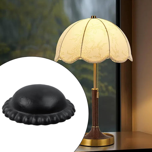 10 Crapyt Lamp Shade Finial Cap Knob, Zinc Alloy Light Screw Cap Cover for the Decoration of Table Floor Lamps