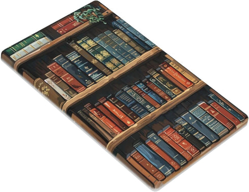 MengJZone 4.5 2.76 Classic Wall Plates, library bookshelf book, Light Switch covers, Electrical Outlet Covers, Duplex