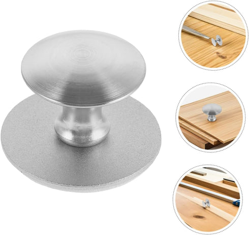 2pcs TEHAUX Shower Grab Bars Suction Cup Adhesive Door Handles for Glass Cabinets Drawers No Drilling Needed