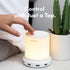 3 Dimmable Macally Small Touch Lamps for Nightstand - Bedside Lamp with USB Port - Way Short Table Lamp for Small