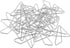 JAM PAPER Colorful Butterfly Paper Clips - Silver Clamps - 20/Pack