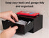 Modernbarn.life Modern Toilet Paper Holder with Storage Drawers - Toilet Paper and Wipes Holder for Bathroom - Aluminum