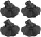 uxcell 4Pcs Camping Chair Feet, Plastic Furniture Leg Cover for 0.51 Inch