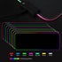 Qisan RGB Large Gaming Mouse Pad with Nonslip Base-31.5 x 11.8 Inch | Soft LED Extended Mousepad Keyboard Pad Desk Pad with Anti-Slip Rubber Base | Large Desk Mat for Keyboard and Mouse-RGB by Qisan