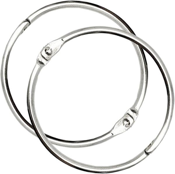 HDTXZYGOOD 2 Inch Binder Rings (10 Pack) Heavy Duty Loose Leaf Metal Book