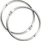 HDTXZYGOOD 2 Inch Binder Rings (10 Pack) Heavy Duty Loose Leaf Metal Book