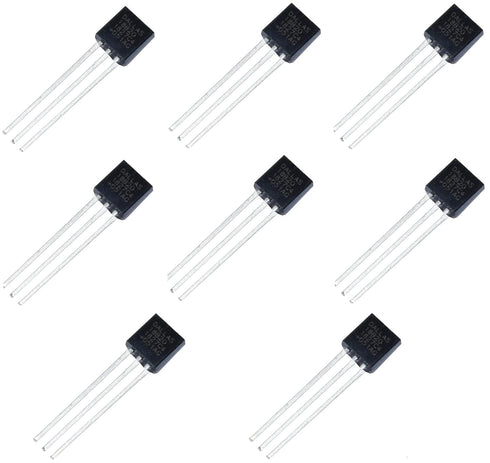 8PCS Direct Plug 3 Pins DS18B20 Programmable Digital Thermometer / Temperature Sensor Acquisition TO-92