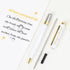 Fumete Wedding Pens, Black Ink Twist Ballpoint Pens for Bridal Party, Always and Forever Sign Wedding Pens (12 Pcs)