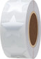 Hybsk 1" Gold Star Shape Stickers, School Rewards Stickers, Total 500 Labels Per Roll (Silver)