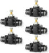 TAILONZ PNEUMATIC 4mm Tube OD Air Flow Control Valve, Push-to-Connect Fitting, In-Line Speed Controller