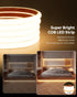 110V 120V 6FT 3000K 576LEDs Closet CRI90+ IP67 Aclorol COB LED Strip Light LED Light Strip Warm White