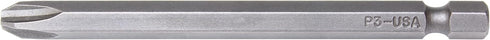 Mayhew Tools 19234-4 Phillips Power Bit, 4-Pack, NO. 3 x 3.5"