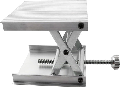 LQ Industrial Lab Lifting Platform, 90mm Adjustable Aluminum Alloy Rack Scissor Lab Jack
