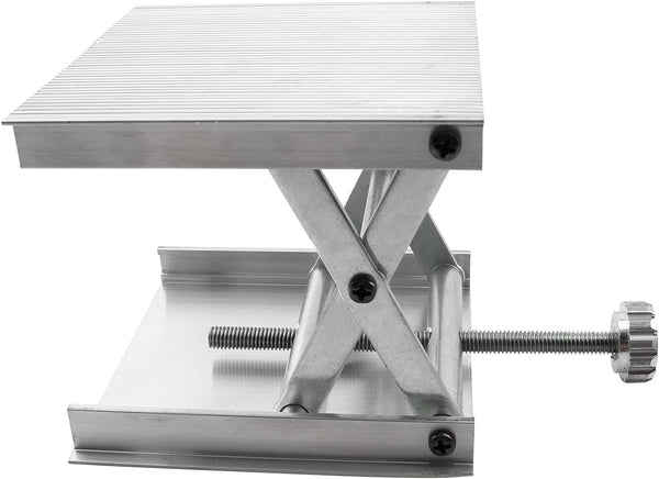 LQ Industrial Lab Lifting Platform, 90mm Adjustable Aluminum Alloy Rack Scissor Lab Jack