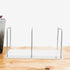 Cabilock Adjustable Expandable Metal Bookends with Clips for Heavy Books Desk Organizer Rack for Office Home