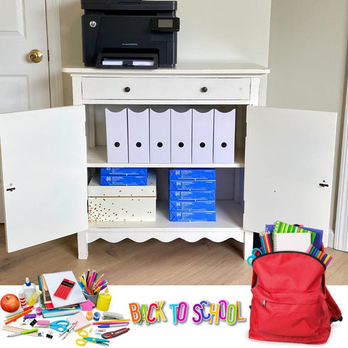 Evelots Magazine File Holder - Set of 24 White, Office Desk Organizer, Sturdy Cardboard with Double Front Panel