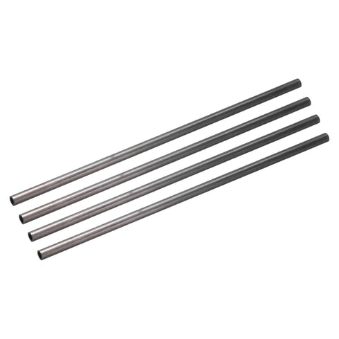 uxcell 4Pcs Carbon Fiber Tube, 4 x 6 x 400mm Pultruded Tubing for RC Airplane, Kite Wing, Quadcopter Arm