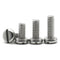 KXHFUQKS A2-70 304 Stainless Steel M5 6/8/10-60MM Slotted Round Head Slot Column Cheese