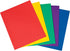 School Smart Smooth 2-Pocket Folder with Fasteners, Assorted Colors, Pack of 25 by School Smart