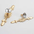 6-PCS Crystal Drawer Knobs, Modern Glass Cabinet Knobs, Diamond Drawer Handles with Screws for Home Kitchen Office