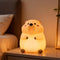 KidoYean Cute Groundhog Night Light, Squishy Groundhog Novelty Animal Lamp, 3 Level Dimmable