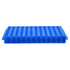 YOKIVE Double Panel Plastic Tube Rack Holder | Great for 11.5mm, 7.5mm Lab Test Tube (Blue, 96-Sockets)