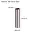 uxcell M3 10pcs 5x20mm Internal Thread Dowel Pin Chamfering Flat Carbon Steel Cylindrical Pin Bed Bookshelf Metal