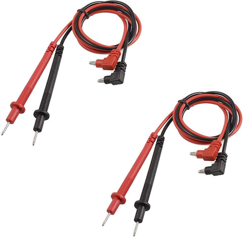 XMHF Digital Multimeter Banana Plug Connector Electrical Test Lead Probe Cable, 1000V, 90cm Long, 2Pairs