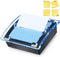 Pop Up Notes Dispenser, Black Base Clear Top Sticky Notes Holder for 3 x 3 Inch Sticky Notes, School Office Home