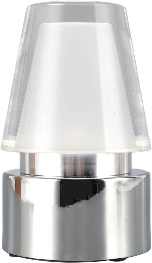 7 RGB Table Lamp Color Changing with USB Rechargeable, Acrylic Lampshade, Color Modes - Gentle Lighting, Portable
