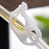 Plastic Tubing Clamps 1/4" - 5/16" Flow Control Hose Clamp, Laboratory Pinch Valve Shut Off - Pack of 5 White