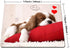 Smooffly Funny Dog Mouse Pad - Cute Puppy Sleeping on a Pillow, Gaming Mouse Pad