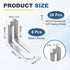 6 1.9"x0.7"x1.9", 90 uxcell Pcs Adjustable Right Angle Brackets, Slotted L-Shape Corner Bracket Degree Steel l Bracket
