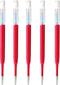DunBong G2 Gel Ink Pen Refills, 0.5mm Fine Point, Pack of 5, Red
