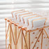 Y YOMA 12 Pack Rose Gold Hanging File Folders - Decorative Letter Size Folder Organizer with Adjustable Tabs