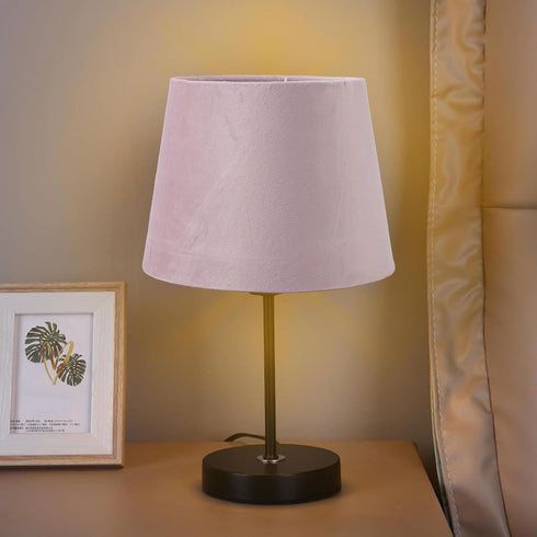 E27 E14 Small Lamp Shade, Table Floor Light Fabric Lampshade, Dual Use Hand Crafted Conical Shade, Soft Light for Home