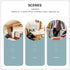DOITOOL Reusable Metal Bookends Book Holders for Home Office Desk File Book Organizer Sturdy Decorative for Shelves