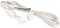 Novelty Lights 6 Coaxial String Light Extension Cord, White Weather-Tight Extension for
