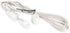 Novelty Lights 6 Coaxial String Light Extension Cord, White Weather-Tight Extension for