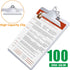 Metal Clipboard - Heavy Duty Aluminum Clipboard with High Capacity Clip for Letter Size and A4 Paper