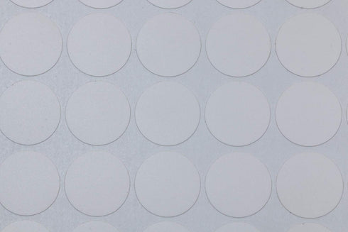 1 Sheet/54Pcs 20mm Wooden Furniture Accessories, Self Adhesive PVC Decoration Screw Cap Covers, Light White